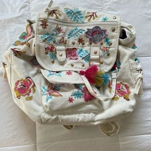 Floral Backpack/satchel